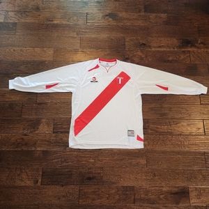 Long-sleeve Peru Peruvian soccer Futbol jersey Adult XL I have 3 available